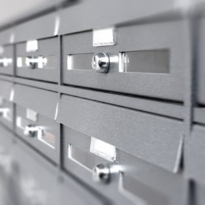Aluminum mail boxes